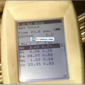 UNS S32205 Duplex Pipe 2205 PMI Test Picture 1 PMI Test UNS S32205 Duplex Pipe 2205