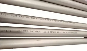ASTM A312 TP304 Stainless Steel Seamless Pipe for Industrial Applications