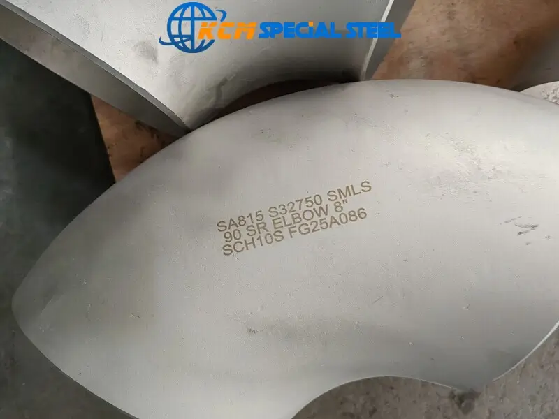 ASTM A815 UNS S32750 Super Duplex Steel Elbow 6 Butt Weld 2507/1.4410/S32750 Super Duplex Stainless Steel Elbow